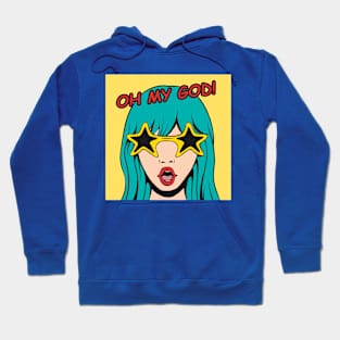 Oh My God Pop Art Design Hoodie